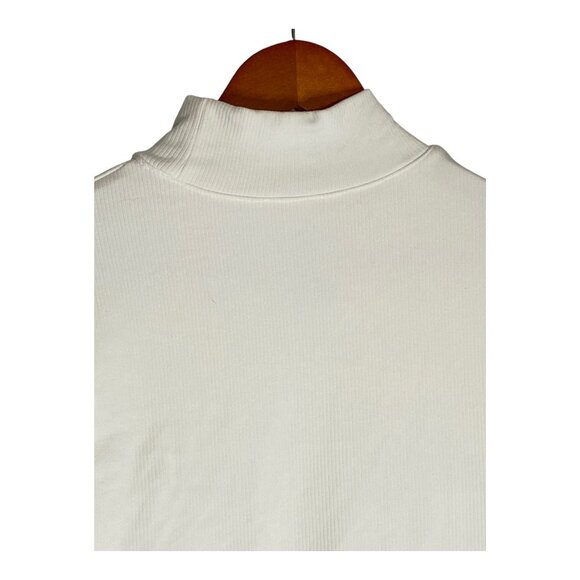 Klassy Network Mockneck Long Sleeve Brami Cropped Ribbed Top-sz XL - Picture 8 of 9